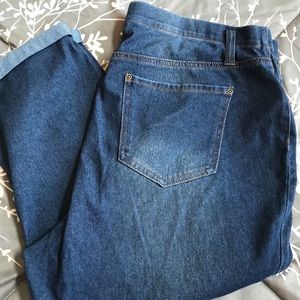 Stretch Denim Capris